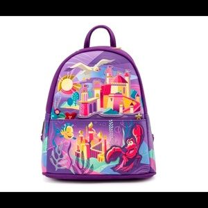 LOUNGEFLY DISNEY THE LITTLE MERMAID ARIEL CASTLE